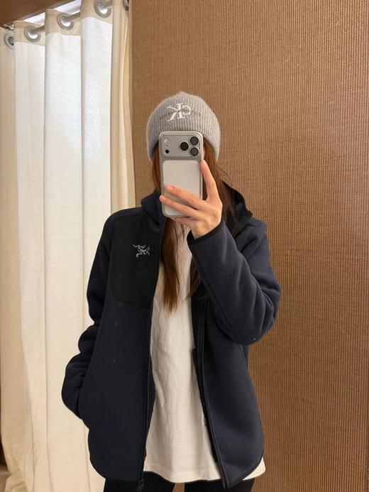 F012445春秋款立领+连帽设计情侣款户外抓绒外套 商品图1