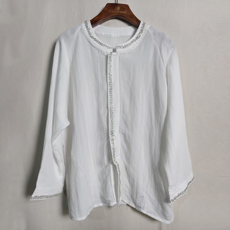 Famecoco范可儿休闲款开身衬衣FAD6BH102 商品图0