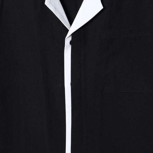 7003SDSA秋冬新款痞帅男装优雅法式叠穿拼接长袖衬衫简约百搭衬衣时尚 商品图3