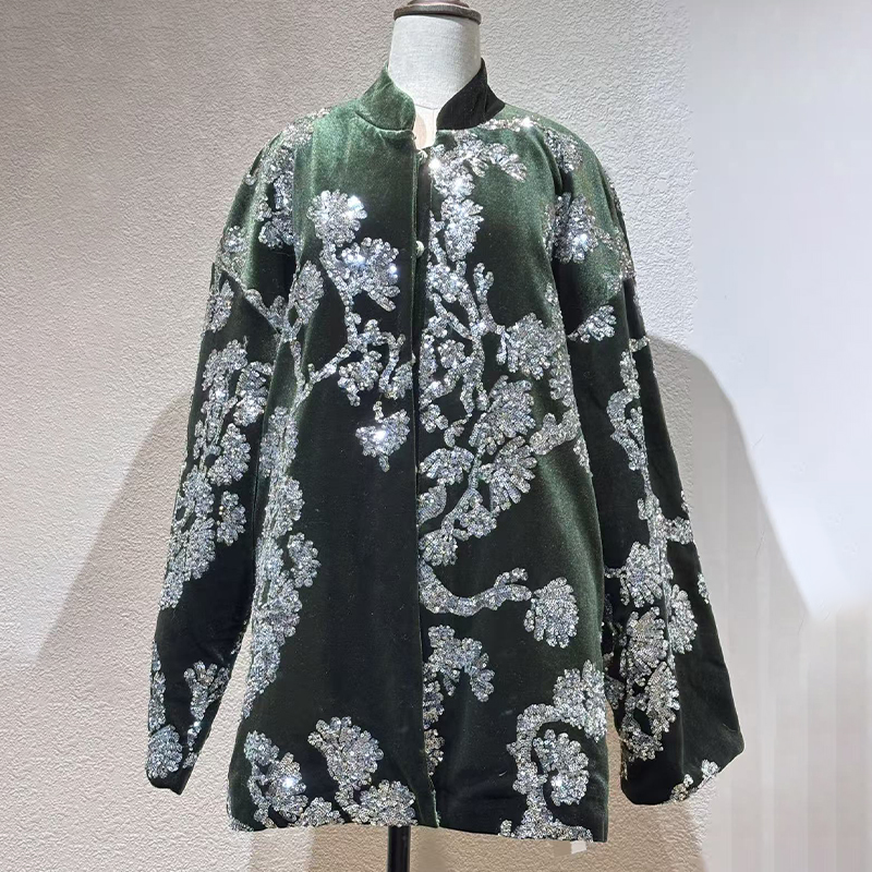 Famecoco范可儿新中式棉衣FAD8AE202 商品缩略图1