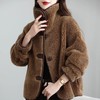 时尚妈妈外套皮毛一体秋冬新款麂皮保暖棉衣加厚上衣&869 商品缩略图1