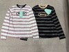 F012484春季新款女版logo撞色条纹长袖t恤 商品缩略图4