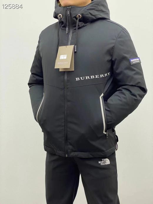 F012436冬季男士防风、防水连帽3M反光羽绒服 商品图4