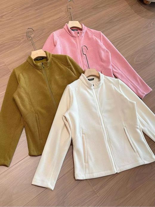 F012432女款户外通勤保暖软壳抓绒衣立领外套 商品图2