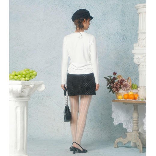 修身项链长袖T-纪念日百货门店同款169265021 商品图2