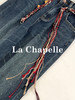 专柜实拍【磨毛/附赠腰带】拉夏贝尔/La Chapelle官网600+高品质！宽松慵懒感显瘦百搭直筒牛仔裤 商品缩略图8