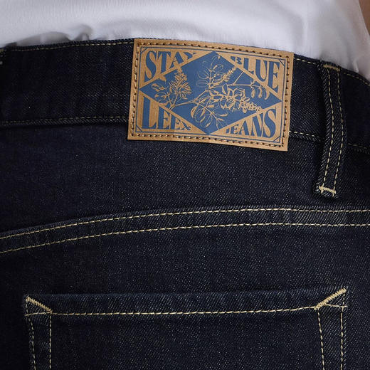 男士lee原单加绒直筒牛仔裤 商品图3