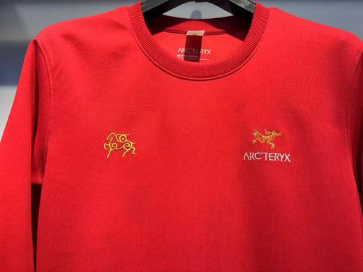 F012451男女皆可穿！早春红马年限定圆领卫衣 商品图6