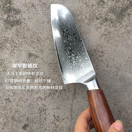 【锋利持久❗️强韧耐磨】67层大马士革VG10钢主厨菜刀日式切片刀万用刀水果刀家用菜切。jc 商品图3