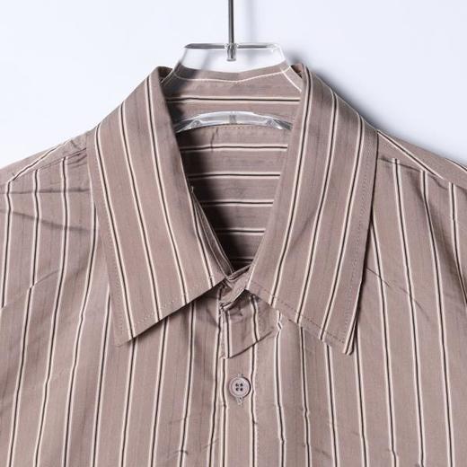 SDSA男士春夏新款痞帅男装老钱风经典条纹翻领衬衫百搭时尚衬衣 商品图1