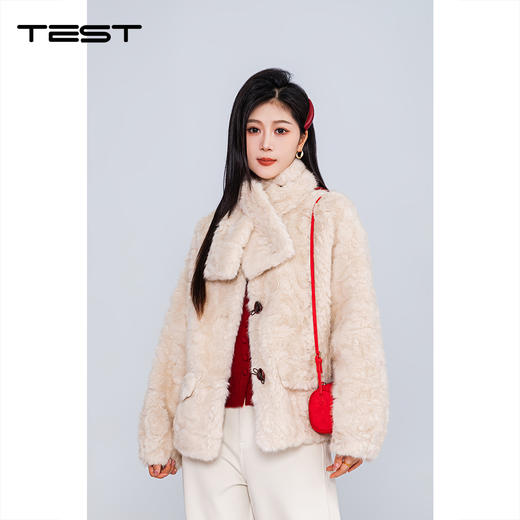 冬上新时尚舒适柔软气质绒外套2254228 商品图0