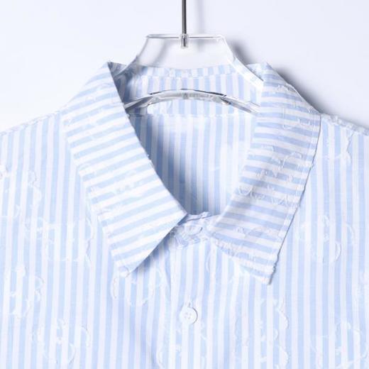 SDSA男士秋冬新款痞帅男装时尚简约撞色竖纹设计感长袖衬衫百搭 商品图1