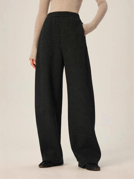 新裤型隐藏小腹大臀显瘦弯刀木瓜裤加厚垂坠阔腿裤 商品图11