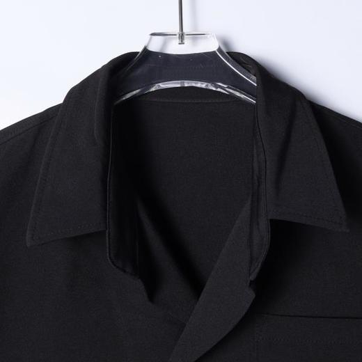 7029SDSA男士春夏新款痞帅男装简约时尚星星纽扣设计长袖衬衫百搭宽松 商品图2