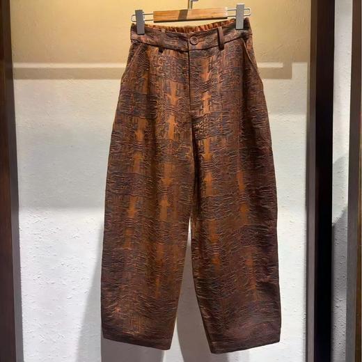 Famecoco范可儿休闲裤七分裤FAD6GA121 商品图2