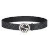 【五】GUCCI 古驰 男士互扣式双G搭扣腰带 黑色 411924 KGDHX 8449 商品缩略图0