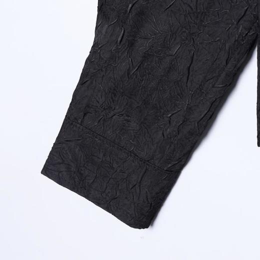 6955SDSA男士秋冬新款痞帅男装潮牌显瘦褶皱设计长袖衬衫百搭时尚上衣 商品图4