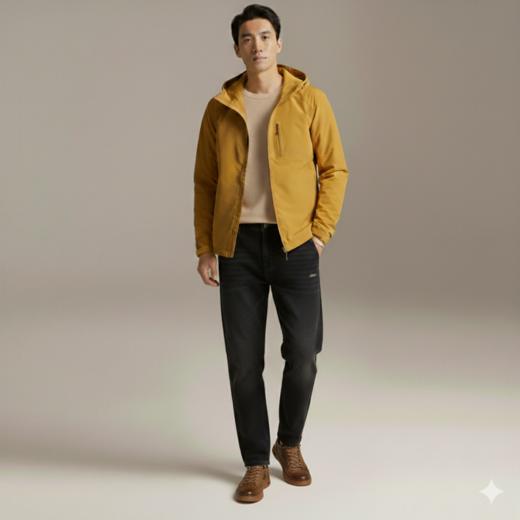 微信25Q957-2106连帽外套/秋款 商品图4