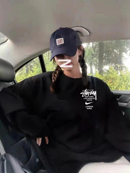 F012424联名款冬季加绒加厚圆领卫衣男女同款 商品图4