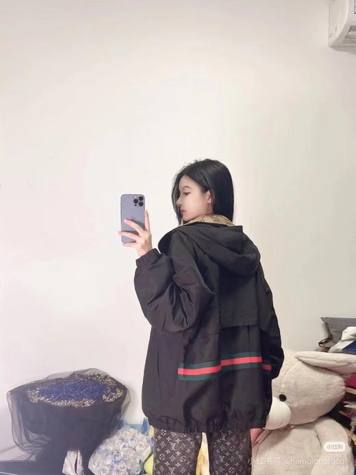 F012401秋冬系列满logo双面复古夹克外套男款 商品图1