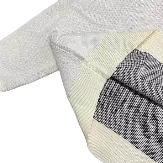 F012435新品后背字母提花情侣款圆领针织毛衣 商品图14