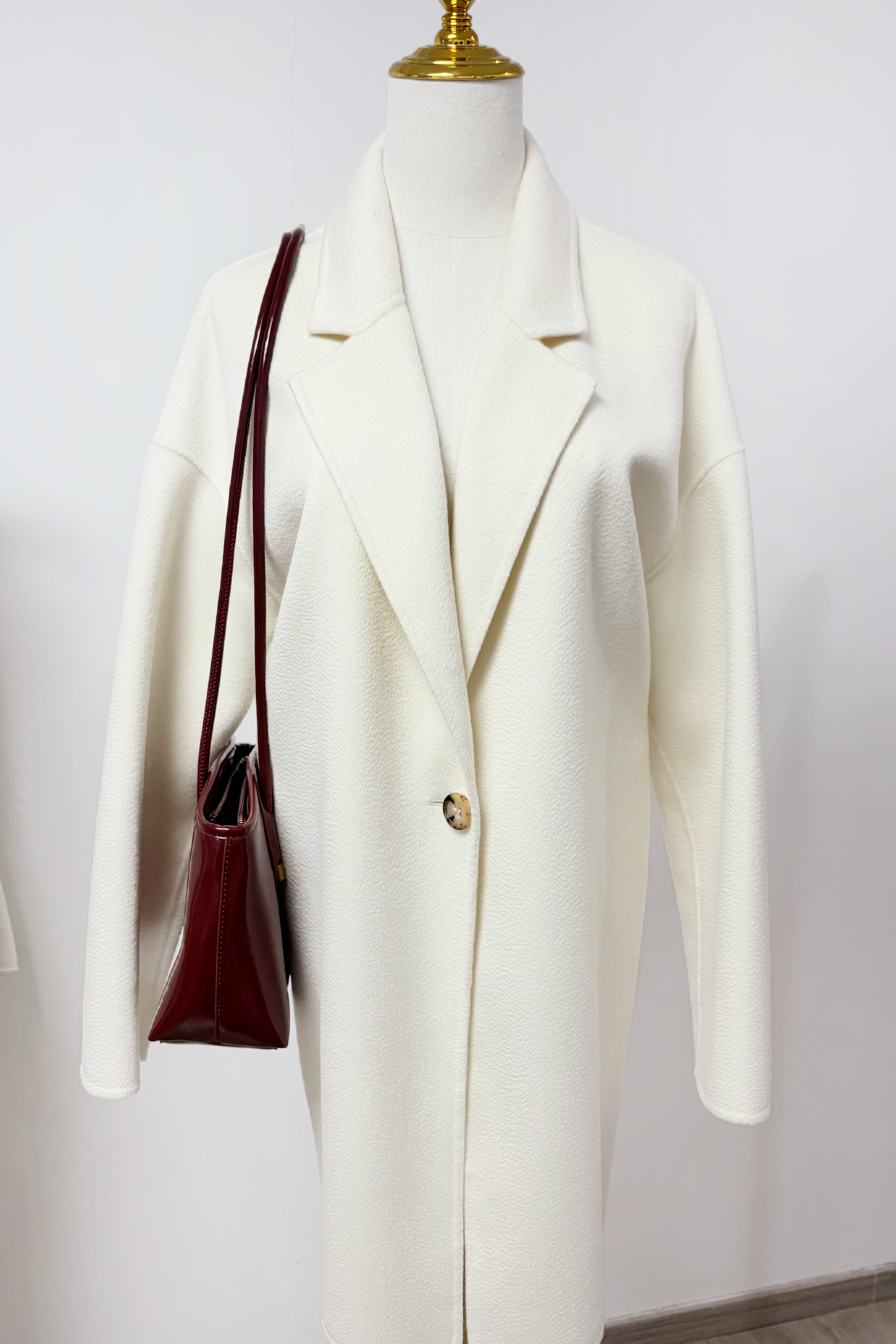 【直播大场福利】编号118 白色 短款大衣 小个子友好 高级感 秋冬大衣 不退不换