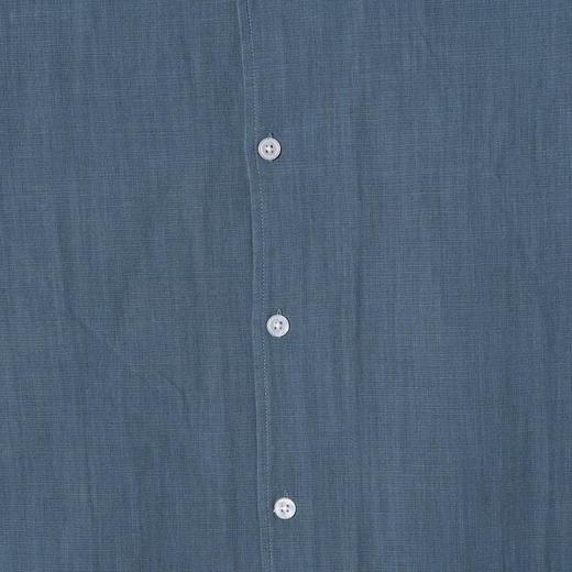 1170SDSA男士春夏新款痞帅男装老钱风百搭纯色长袖衬衫时尚休闲衬衣 商品图5