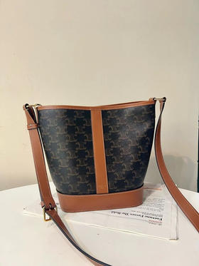 Celine 小号 老花 水桶 斜挎包