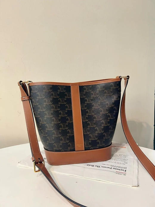 Celine 小号 老花 水桶 斜挎包 商品图0