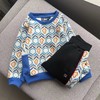 F012443春季新款男女宝宝满印圆领卫衣+卫裤套装 商品缩略图5
