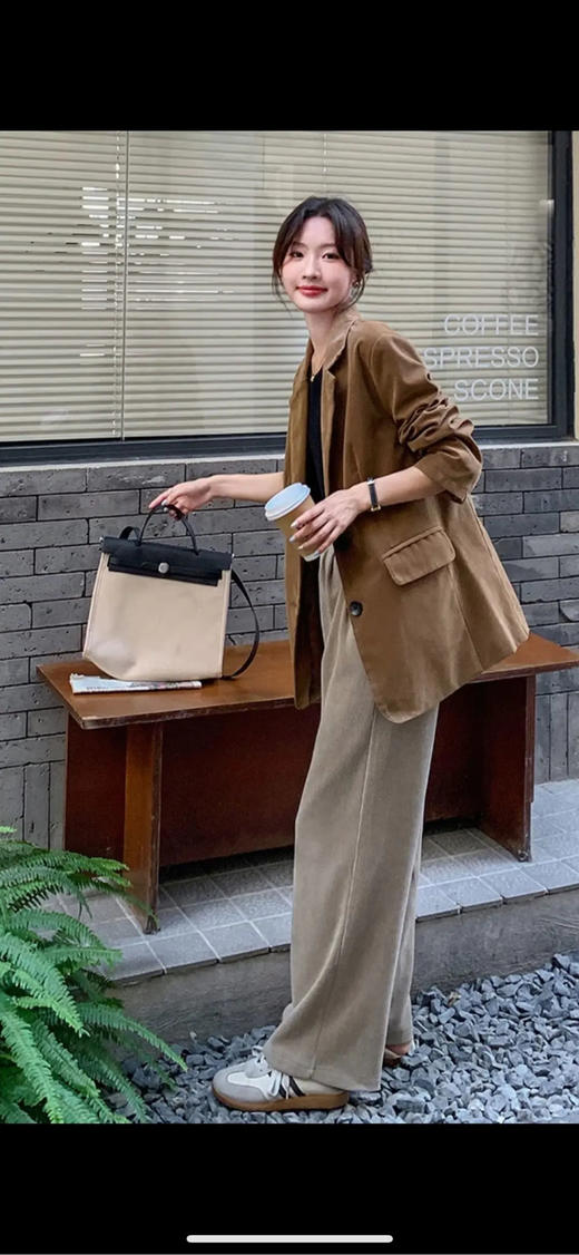 爱马仕 herbag31 乌木色拼黑色 帆布包 商品图3