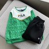 F012444春季2026新款绿色满印圆领套装男女宝宝同款 商品缩略图5