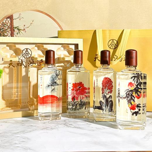 五粮液主产区 天赋鸿运祖国颂优级竹荪酒500ml*4瓶礼盒装【不支持七天无理由退换】-FF 商品图0