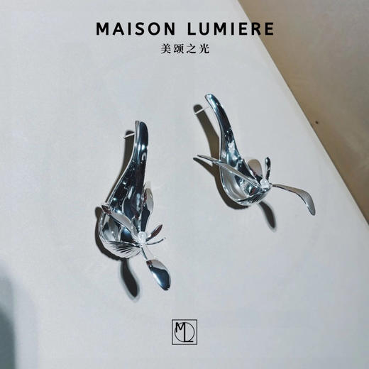 妙笔生花小福兜兰花耳环 商品图0