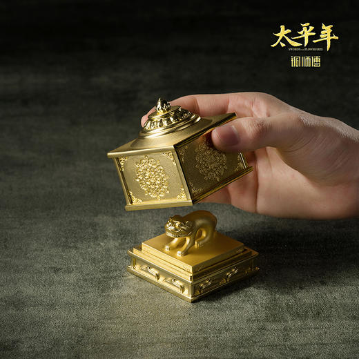 铜师傅 吴越王宝摆件《太平年》联名款 官方正版授权 玺印摆件 商品图9