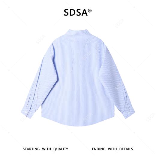 6975SDSA男士秋冬新款痞帅男装潮牌高街拼接蝴蝶翻领长袖衬衫百搭时尚 商品图5