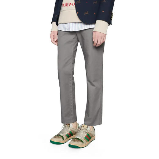 【一】GUCCI 古驰 Screener系列GG板鞋男士白色脏脏鞋休闲鞋 混色 546551 9Y920 9666 商品图4