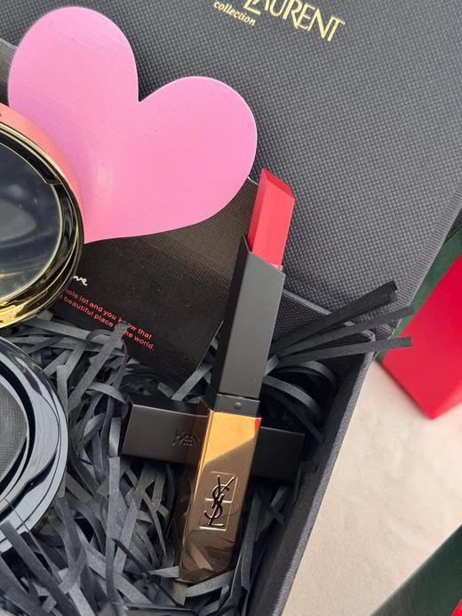 F012449温馨浪漫的表白专属品黑皮革金条两件套 商品图5