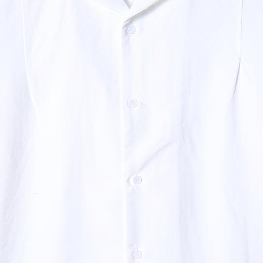 SDSA男士春夏新款痞帅男装潮牌时尚纯色褶皱翻领衬衫休闲百搭舒适 商品图2