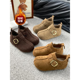 【YW】无忧购 舒适蓄热保暖加绒女款中筒勃肯鞋MIS-5272（截单后3-5天发货)