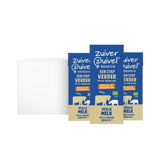 荷兰乐荷 有机纯牛奶全脂200mL*12 / 200mL*24 商品图4