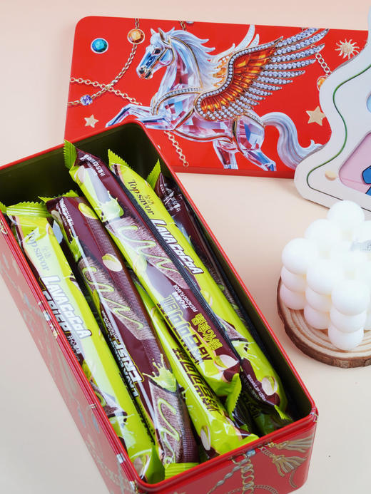 【开心果味可可酥礼盒】❗️一口咬下去咔嚓作响~酥酥脆脆😋入口即化✅浓郁可可香 + 开心果风味脆香，两重风味组合，外层酥脆，内层夹心 商品图2