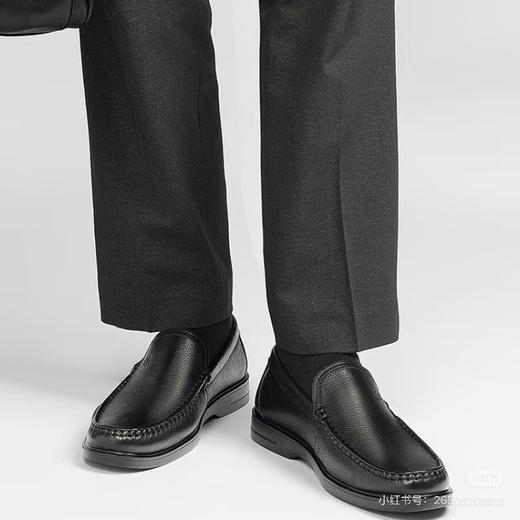 125-2圆正高端限量 巨舒适 SC商务休闲男款❗️内外全皮 一脚蹬/系带 男士皮鞋 商品图4