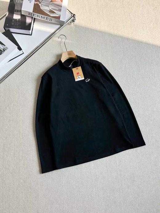 F012413纯色百搭系列半高领加绒打底衫情侣款 商品图6