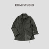 ROMI STUDIO“美式工装”多口袋复古军事风翻领收腰外套RWCAW86165 商品缩略图0