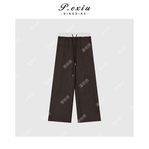 04-2潘依绣丁丁宠粉韩系慵懒拼接撞色休闲套装Q2316 商品图2