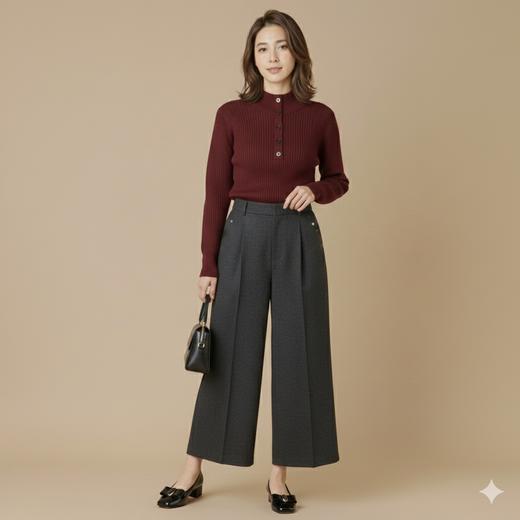 微信25614-5204中高领羊毛衫 商品图4