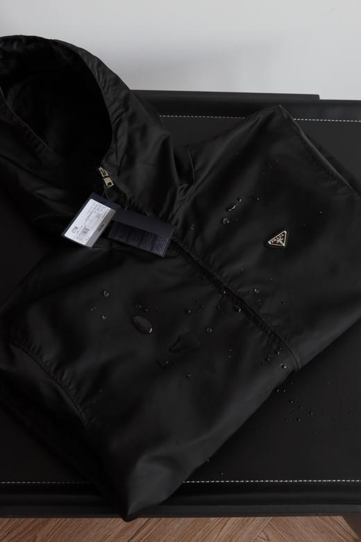 P.R.D 宽松 春秋再生尼龙徽标饰连帽夹克外套 WT963 商品图4