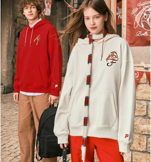 F012453联名卫衣潮牌男女情侣款连帽卫衣春季新年款上衣 商品图11