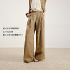 lost in echo2026年春季新款休闲百搭扣袢叠褶宽松阔腿及地长裤女 商品缩略图1